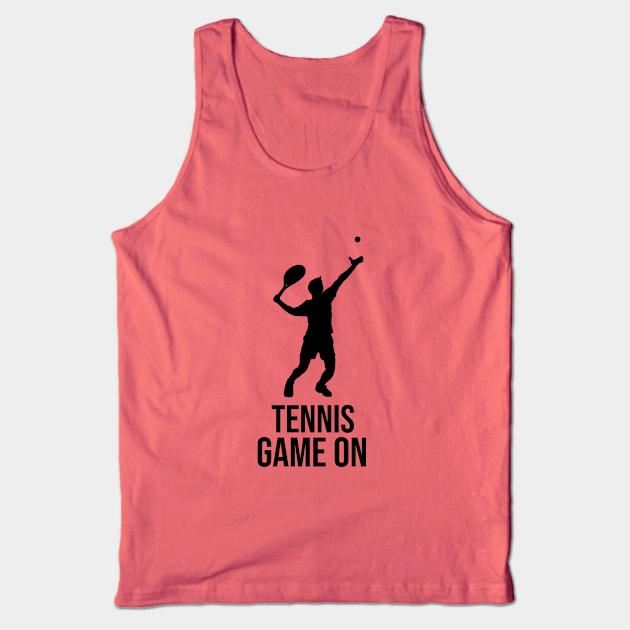 Tennis game on Tank Top by cypryanus